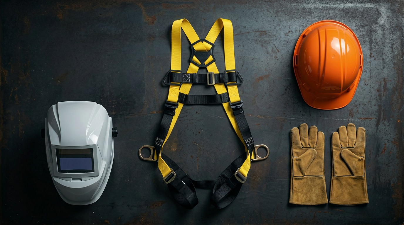 Equipo de protección personal para soldadura e industria